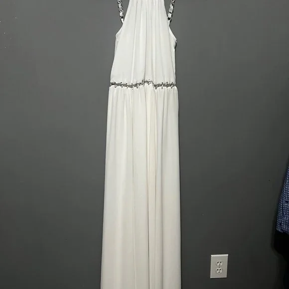 Armani Exchange | Dresses | Armani Exchange Full Length White Gown |  Poshmark